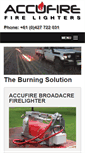 Mobile Screenshot of accufire.com.au